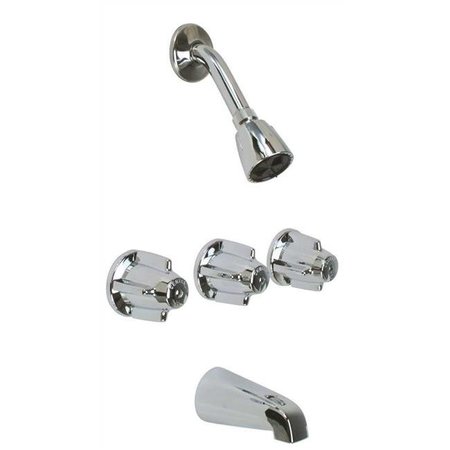 CENTRAL BRASS Central Brass 0868-Z Central Brass 3-Valve Tub/Shwr Set #0868-Z 70-0868